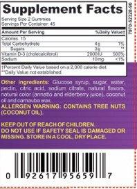 Bariatric Food Expert Bariatric Expert D3 Vitamin Fast-Melting Dietary Supplement for Adults Post Bariatric Surgery, 90 Count