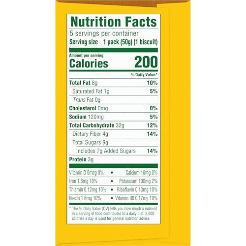 Belvita belVita Soft Baked Banana Bread Breakfast Biscuits, Chewy Breakfast Bars, 5 Packs (1 Biscuit Per Pack)