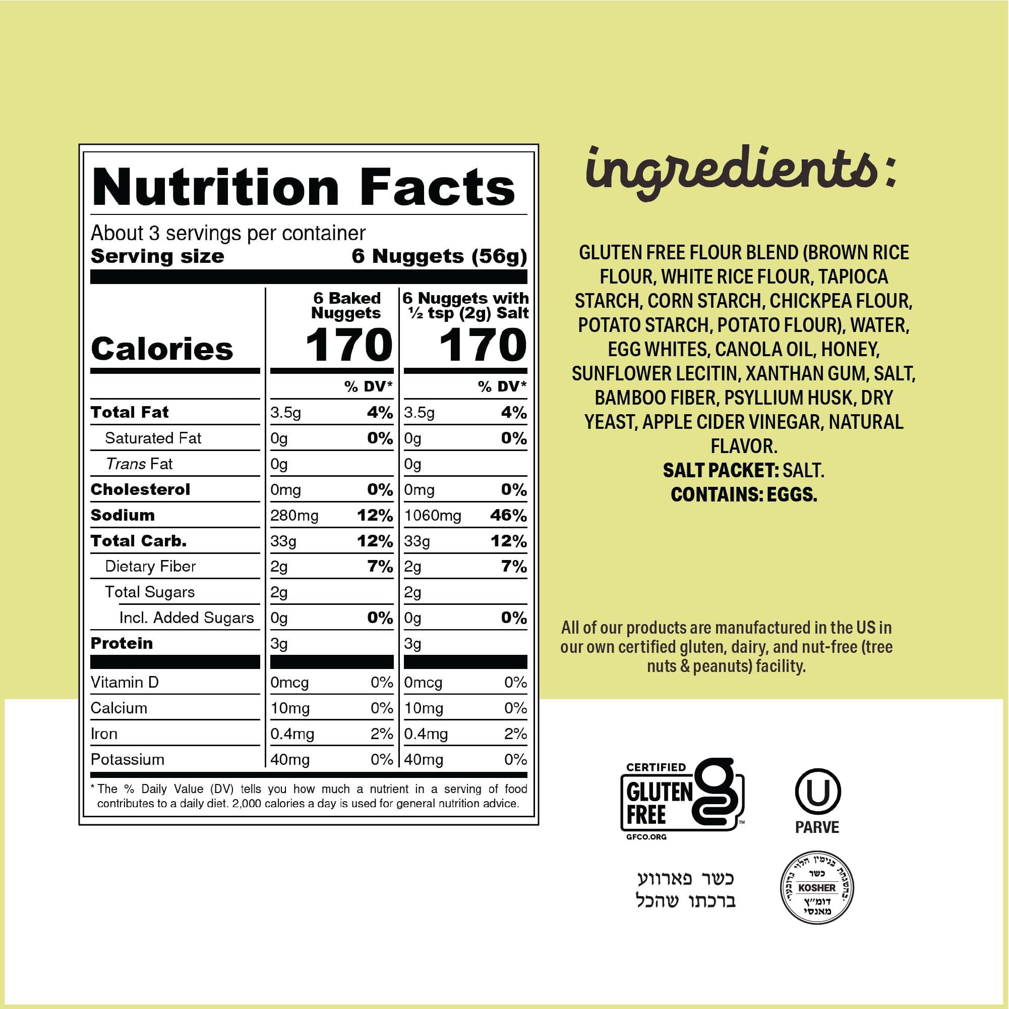 Katz Gluten Free Katz Gluten Free Salted Soft Pretzel Nuggets. Gluten Free Snacks For Adults and Kids. Soy Free, Nut Free, Dairy Free, Kosher. 5.5 oz (Pack of 3)