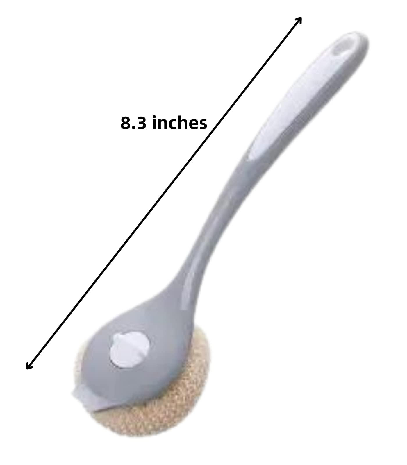 BeyondNice BeyondNice Metal & Plastic Dish Brush with Handle, Scrub Brush for Cleaning Kitchen and Washing Dishes, for Sink, Pots, Pans, Cleaning Brushes Tools (Blue,Three)