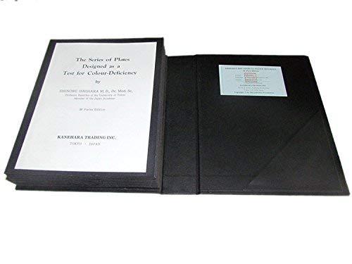 KANEHARA Ishihara Test Chart Books for Color Deficiency 38 Plates with User Manual and One Eye Occluder by KASHSURG