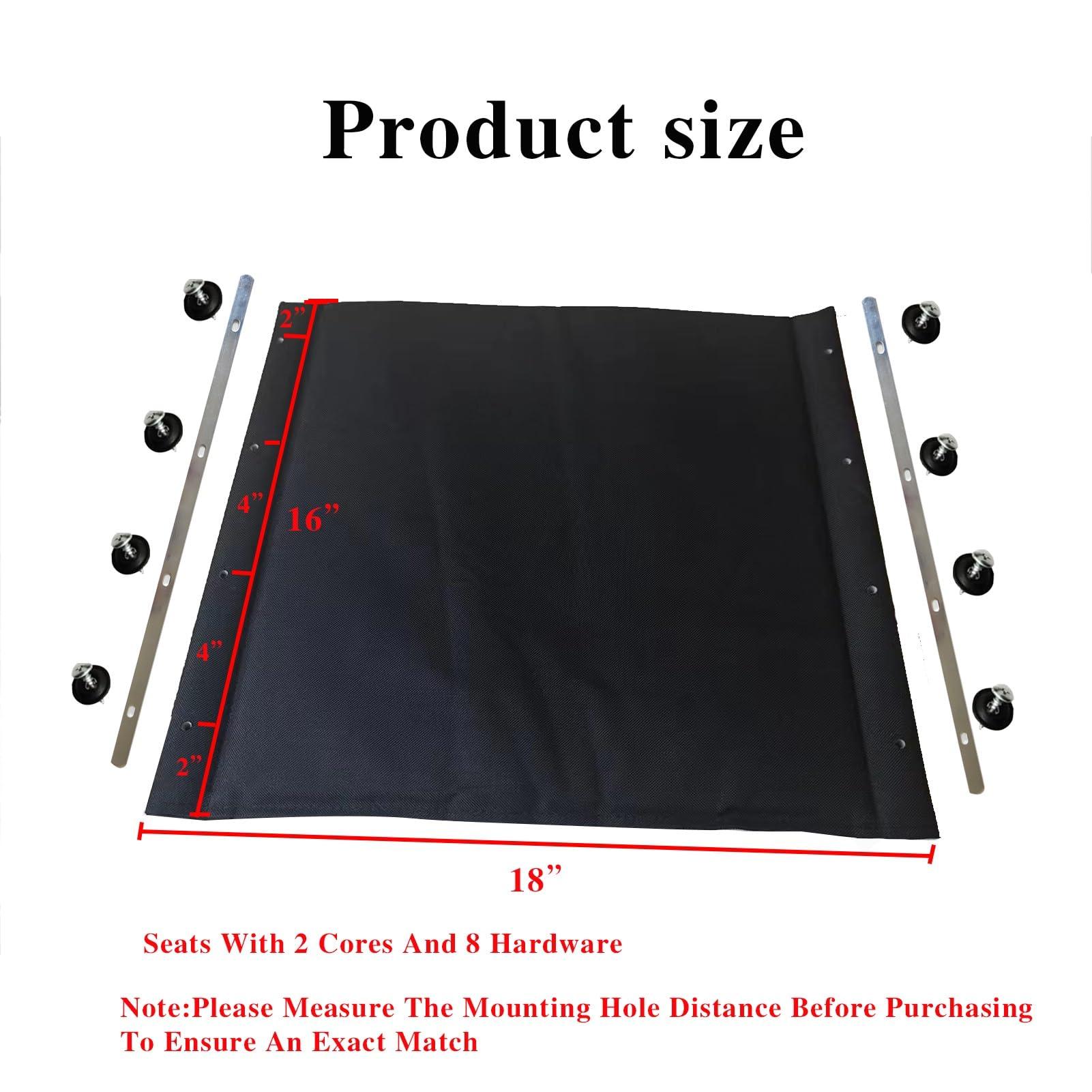 Migeek Migeek Wheelchair 18 inch Seat, Wheelchair Replacement Seat, Nylon Seat Upholstery, Wheelchair Replacement Part (18x16), Universal