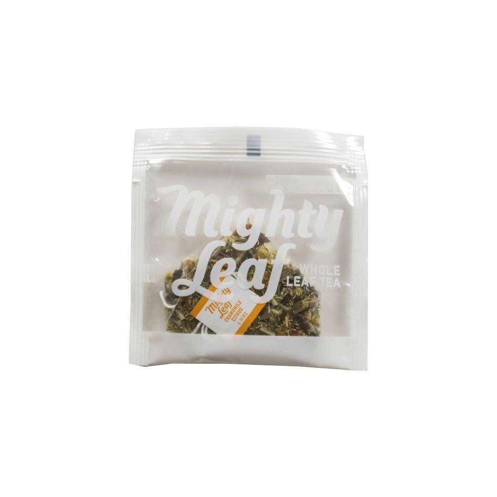 Mighty Leaf Mighty Leaf Whole Leaf Tea, Chamomile Citrus, 45 Tea Bags (Pack of 3, 15CT each) Individual Pyramid-Style Tea Sachets of Uncaffeinated Herbal Tisane with Chamomile and Orange Peel