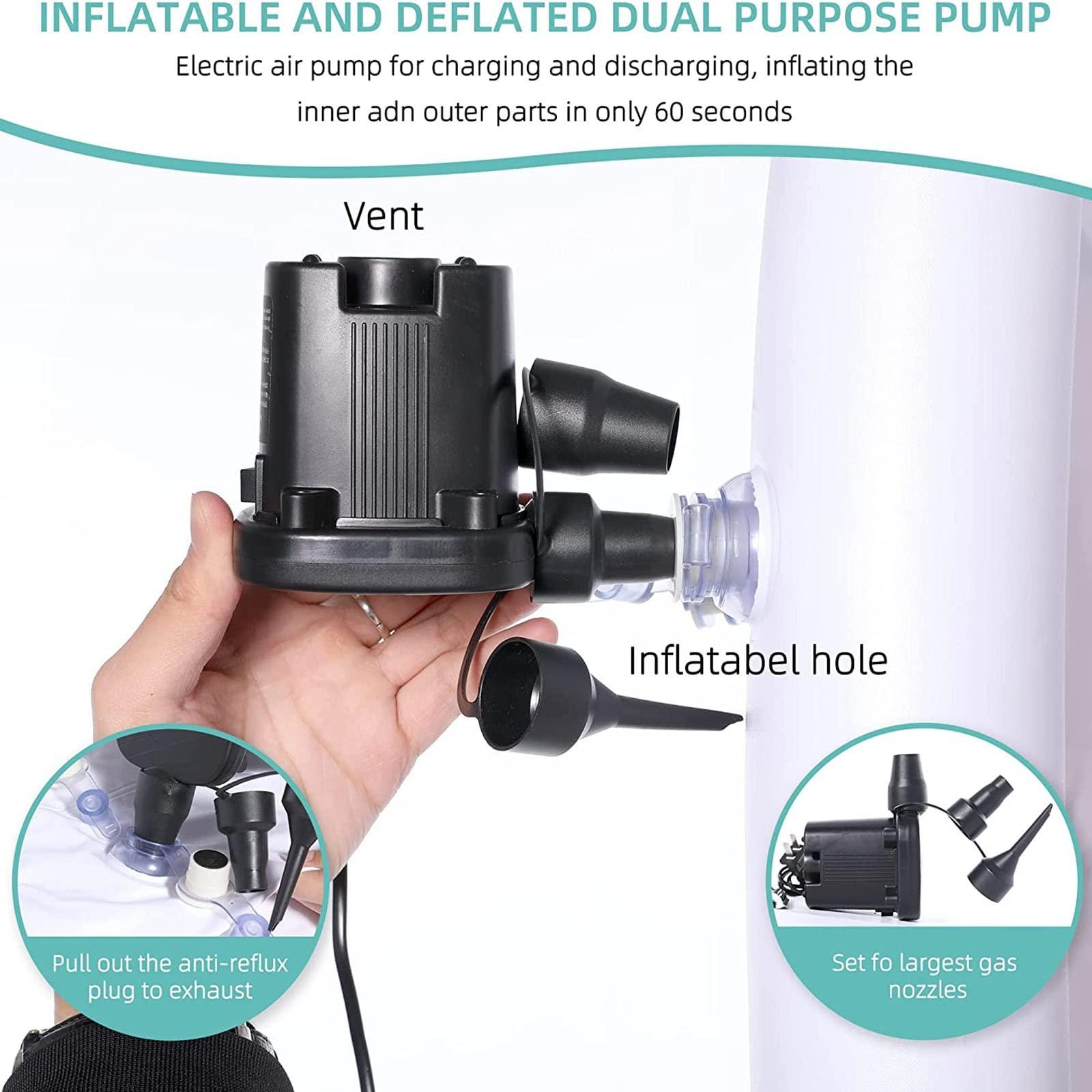 CEEBUS CEEBUS Medical Inflatable Bathtub Shower Bath Basin Kit with Electric Air Pump, Portable PVC Shower Bathtub System Bath in Bed for Elderly, Disabled, Bedridden Patients, Handicapped