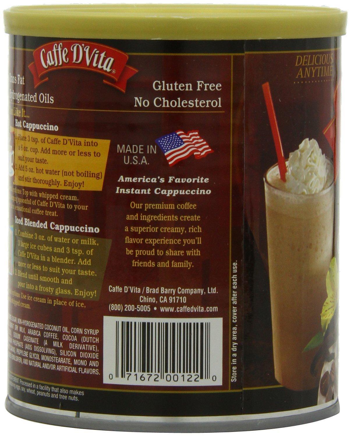 Caffe D'Vita Caffe D Vita Cappuccino Frnch Vnlla