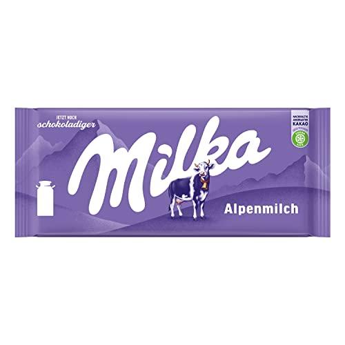 Milka Milka Alpenmilch Chocolate Bar, 3.5 Ounce (Pack of 24)