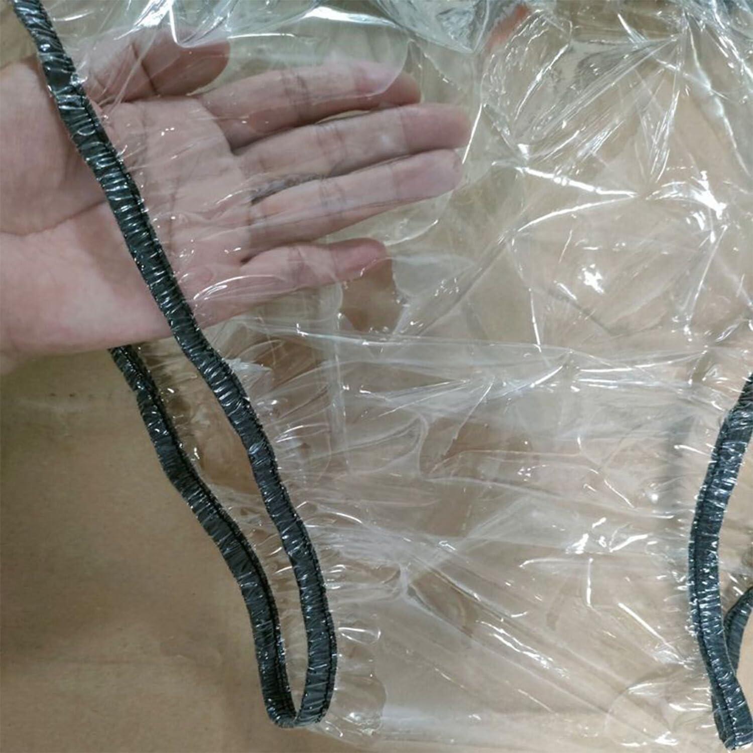 ZALIX Plastic Pants for Adults with Incontinence,Adult Incontinence Pants,Adult Pull-On Over Pants Waterproof Incontinence Brief,Washable Leak Resistant,Unisex Soft,Noiseless and Reusable