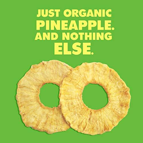 SOLELY SOLELY Organic Dried Pineapple Rings, Large (Pack of 1) | One Ingredient | Vegan | Non-GMO | No Added Sugar