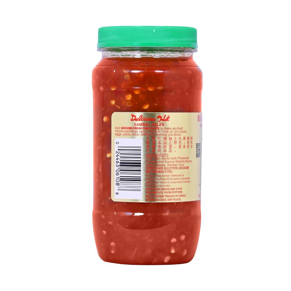 Huy Fong Huy Fong Foods Sambal Oelek Ground Fresh Chili Paste, 18 Ounce