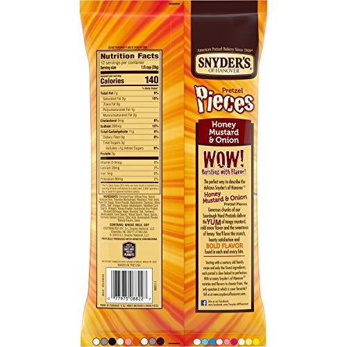Snyder's of Hanover Snyder's of Hanover Pretzel Pieces, Honey Mustard & Onion, 12 Oz