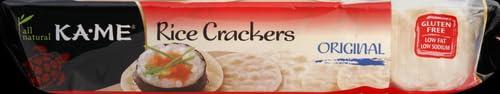 KA-ME Ka Me, Crackers Plain Rice, 3.5 Ounce