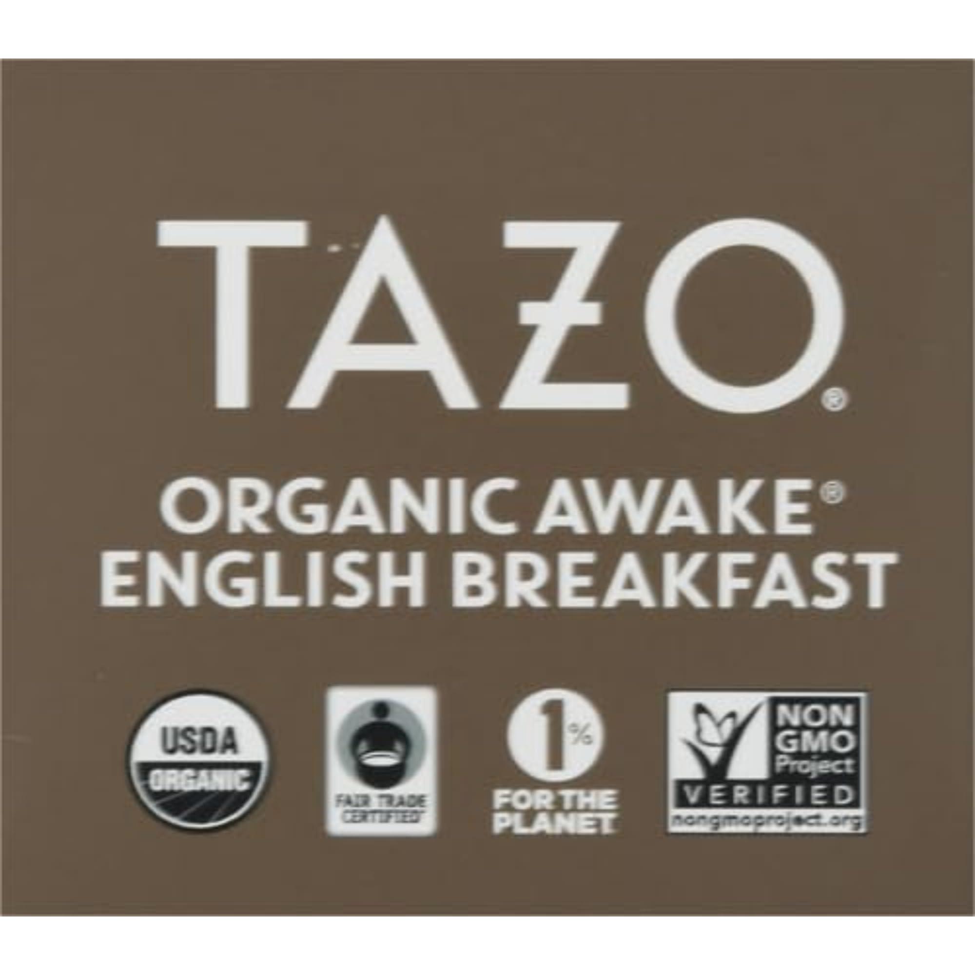TAZO TAZO Organic Awake English Breakfast Black Tea, 16 Total Tea Bags