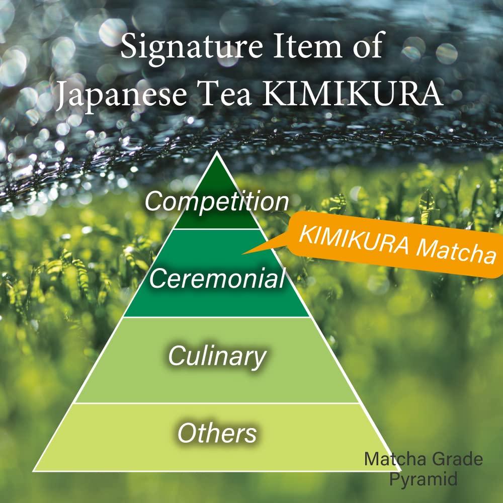 Japanese Tea KIMIKURA Ceremonial Matcha Green Tea Powder Kimikura Japan-wide Blend [30g/1oz tin] from JAPAN | Japanese Tea KIMIKURA