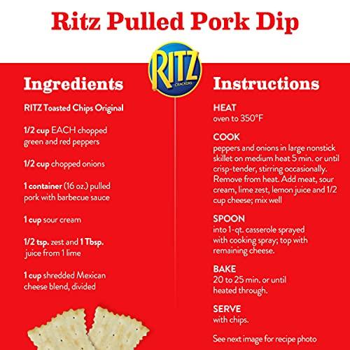 Ritz RITZ Toasted Chips Original Crackers, Family Size, 11.4 oz