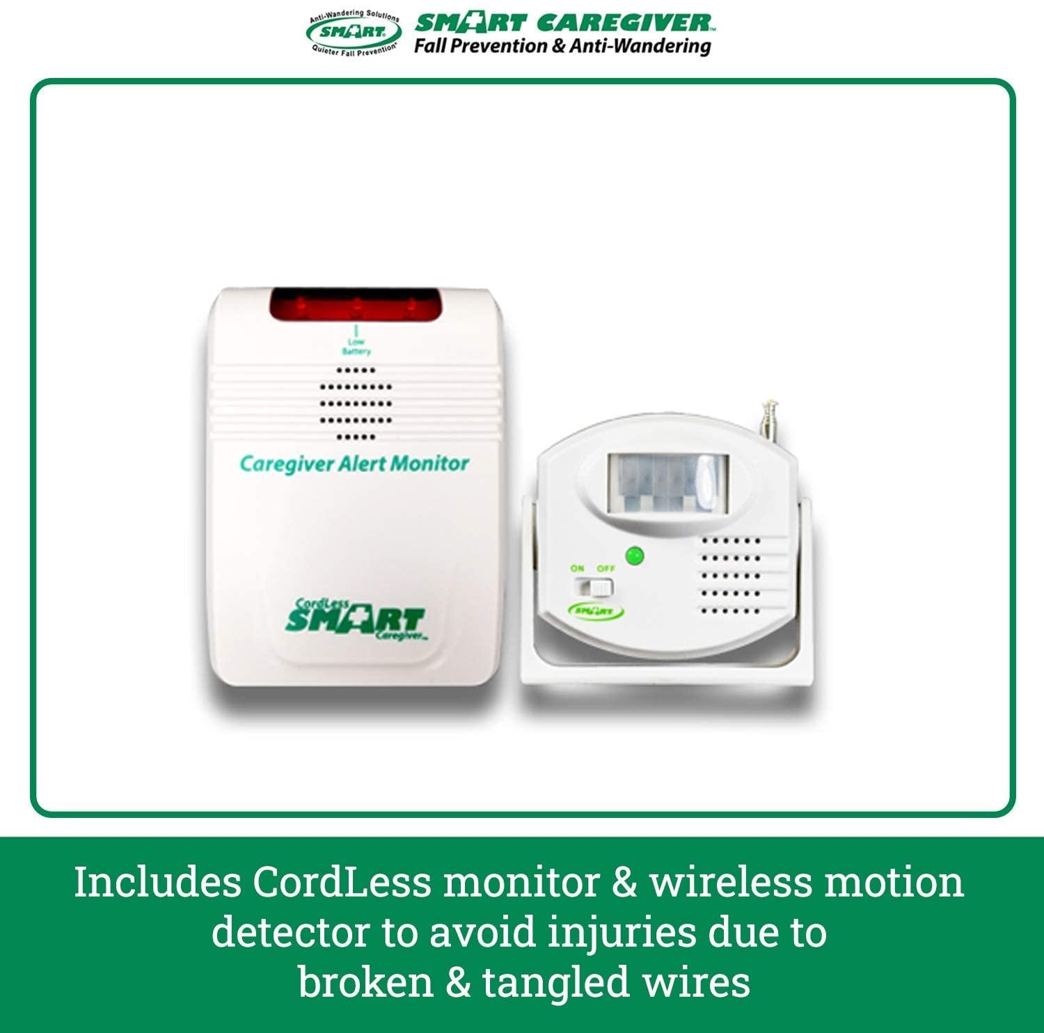 LIBERTY Health Supply Smart Caregiver Economy Elderly Monitoring System  Fall Prevention, Wireless Motion Sensor, Wireless Alarm, AC Adapter, Liberty Pill Case for Dementia & Alzheimer\'s Care