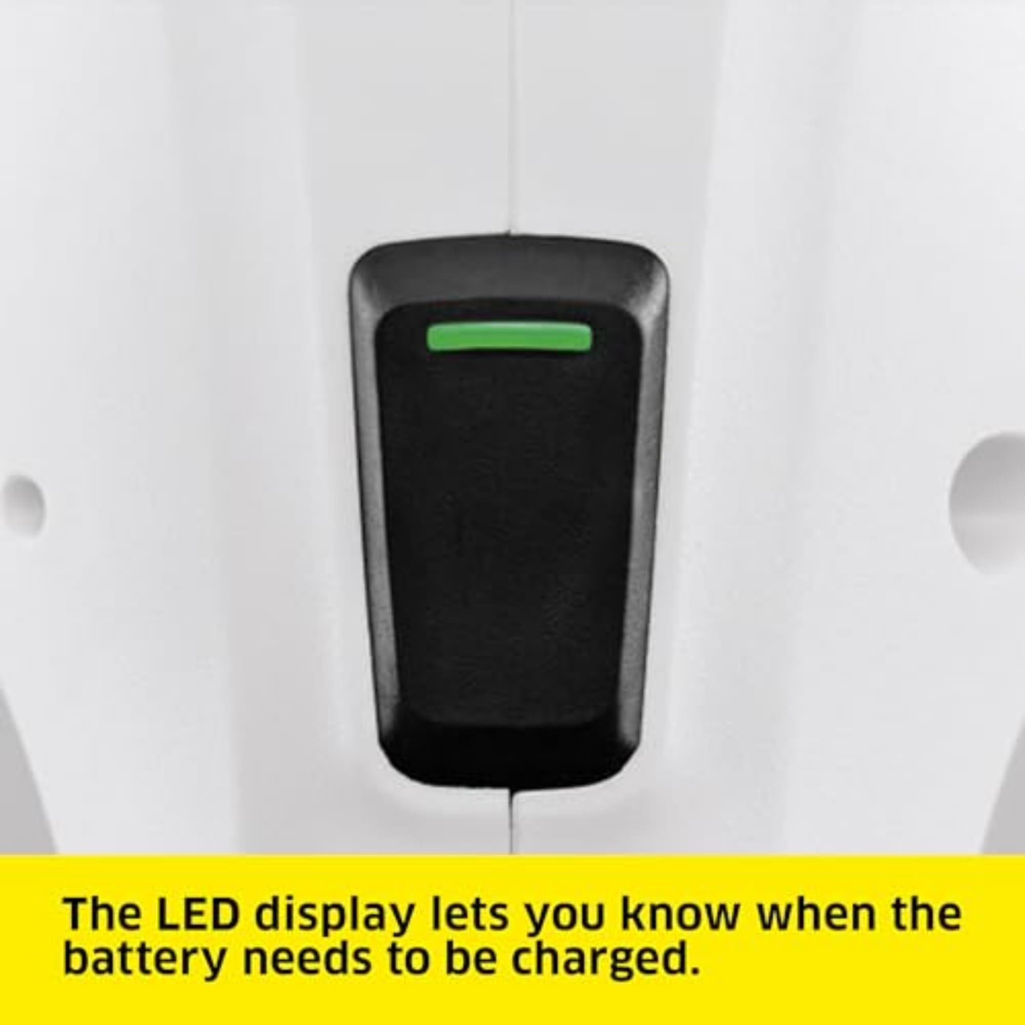 Karcher Krcher WV 1 Electric Window Vacuum Squeegee 10\" - Perfect for Showers, Mirrors, Glass, and Countertops - Electric Squeegee