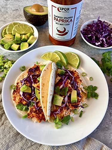 SPQR Seasonings Smoked Paprika XL 7 Ounce Jar Gourmet Restaurant Grade Bold Smoky Spanish Paprika Flavor by SPQR Seasonings