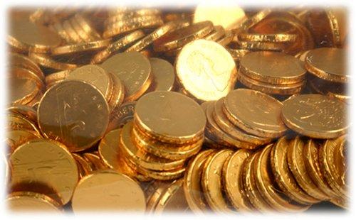 Fort Knox Bulk Gold Chocolate Coins
