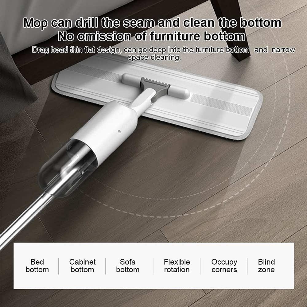 YIWENG YIWENG Mop for Floor Cleaning, Spray Mop for Floor Cleaning Water Spray Flat Mop Household Tile Floor Mop with 3 Mop Pads for Home Kitchen Wood Ceramic Floor