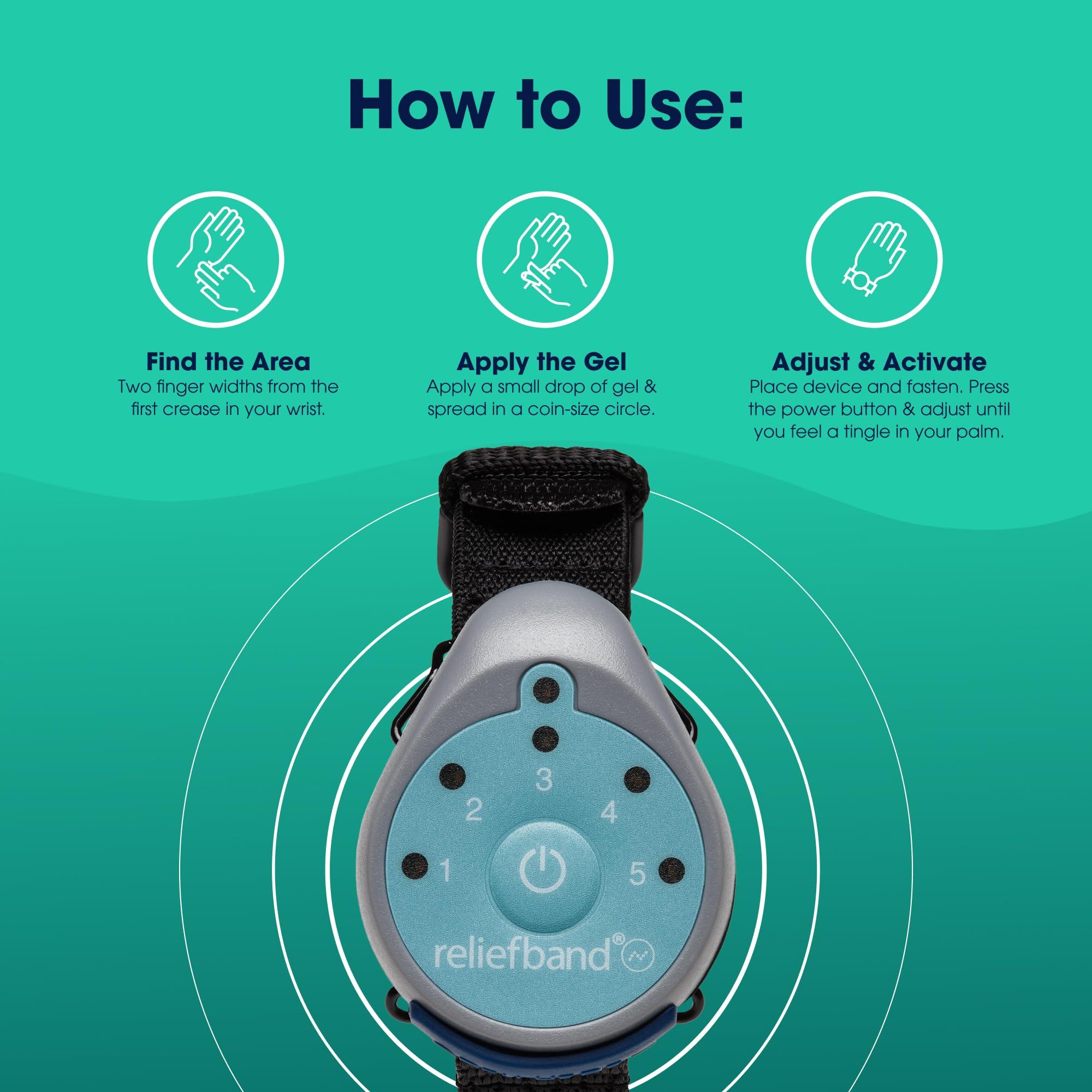 Reliefband Reliefband Classic Wristband for Motion Sickness, FDA Cleared, Drug-Free