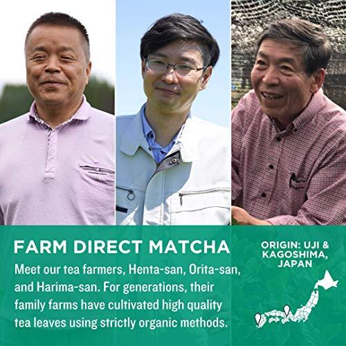 Jade Leaf Matcha Jade Leaf Matcha Latte Mix Bundle - 1kg Canister + 10ct Stick Packs - Cafe Style Sweetened Blend - Sweet Matcha Green Tea Powder