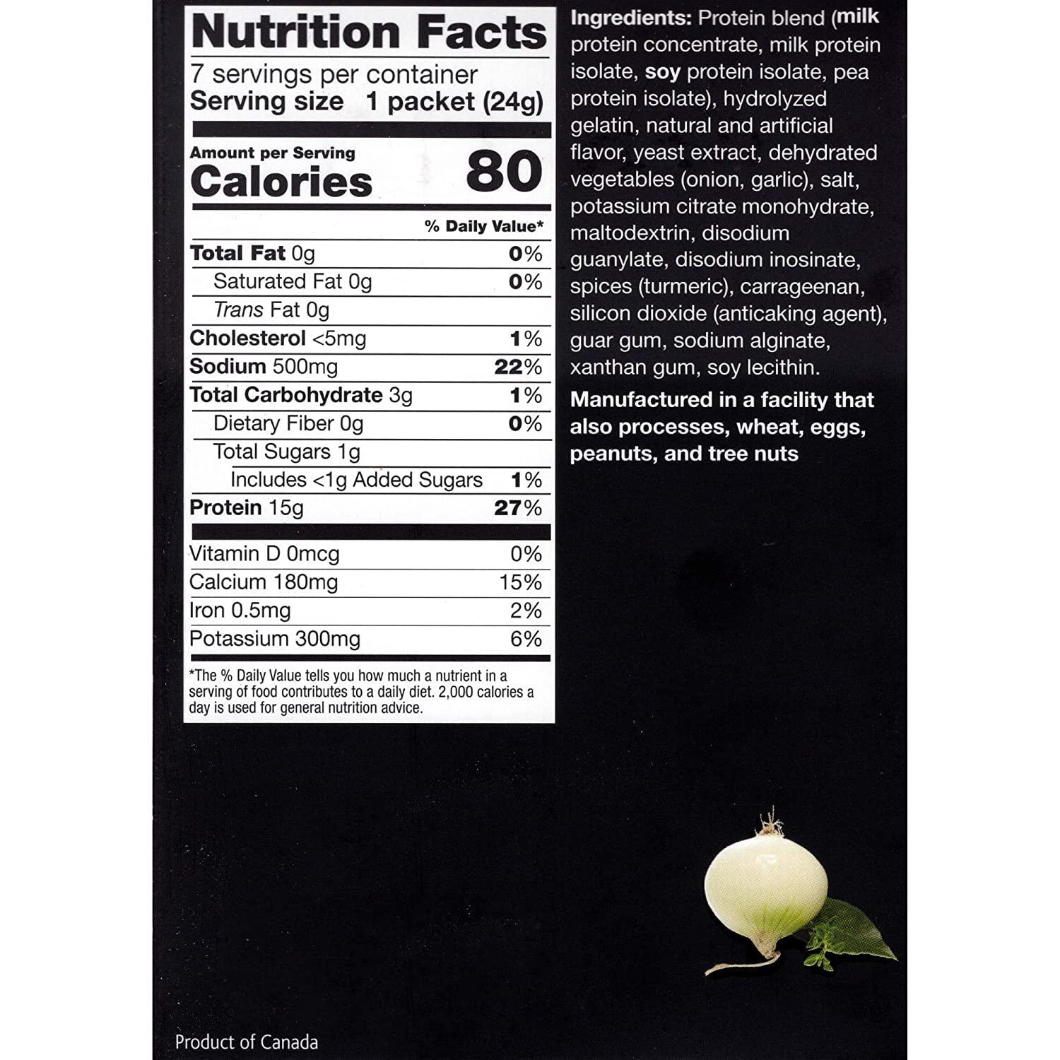 ProtiFit PROTIFIT - High Protein Soup Mix, 15g Protein, Low Calorie, Low Sugar, Low Fat, Low Carb, Ideal Protein Compatible, 7 Servings Per Box (1 Pack, Cream of Chicken)