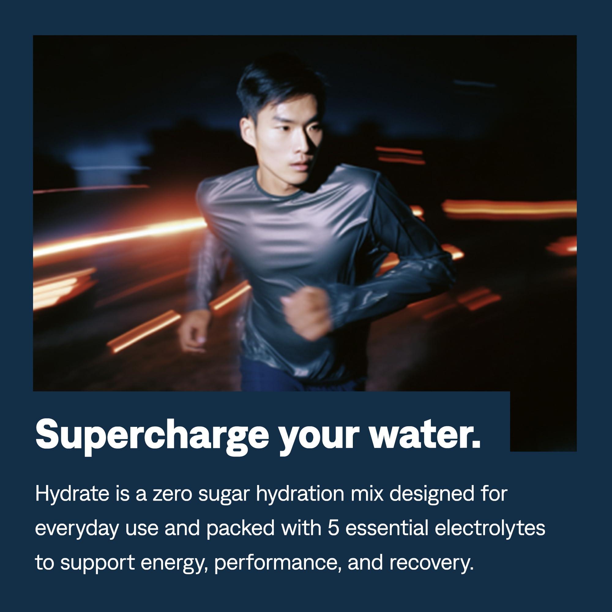 Generation UCAN UCAN Hydrate Electrolyte Drink Mix (Lemon-Lime, 12 Stickpacks) Sugar-Free, Keto-Friendly, Vegan, Non-GMO, Gluten-Free Electrolyte Powder with Potassium & Magnesium for Runners & Athletes