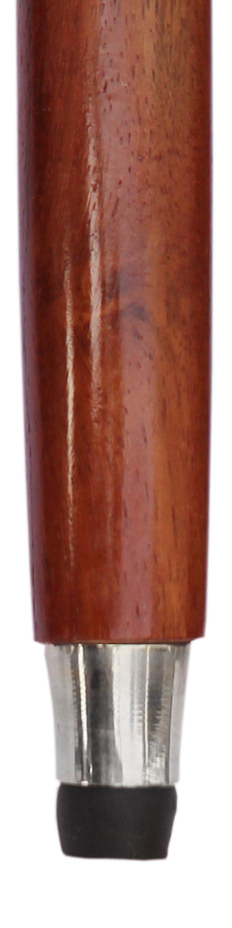 Stark Export House Walking Cane Rosewood Designer Wooden Walking Stick with Nickel Handle Gift for Men & Women 37 inch (RTGG)