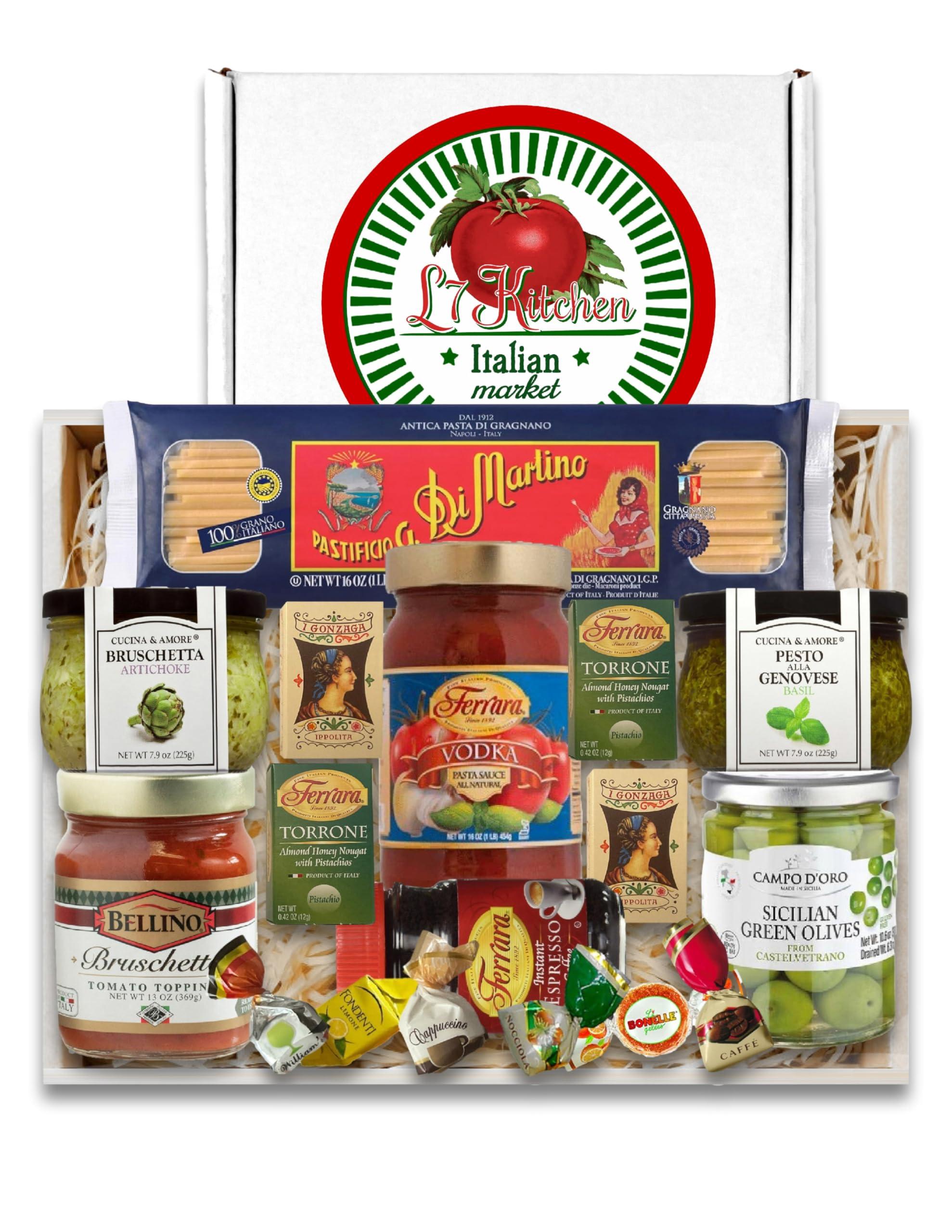 L7 Kitchen Deluxe Imported Italian Gourmet Gift Basket