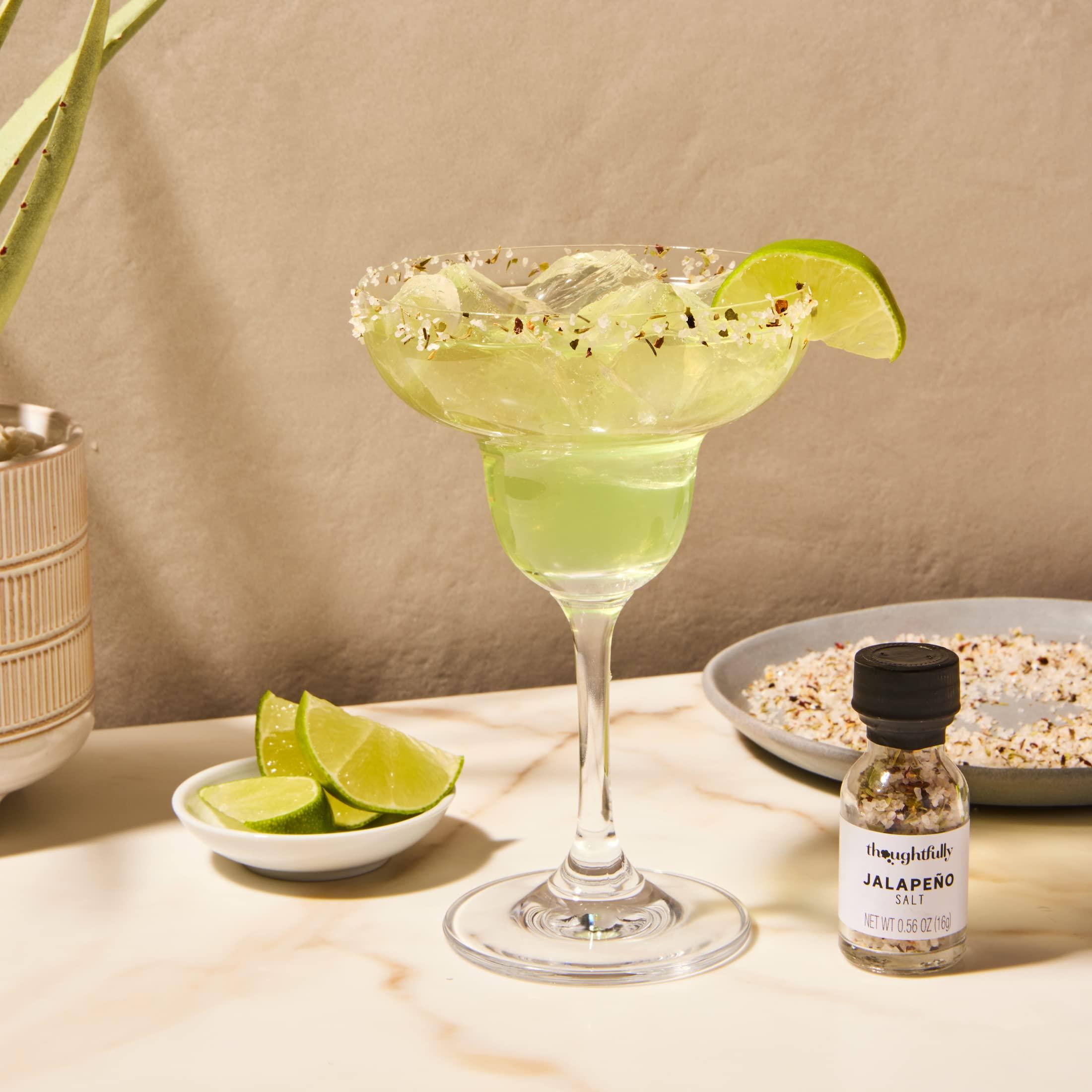 Thoughtfully Thoughtfully Gourmet, Gourmet Cooking Salt Sampler Gift Set, Gourmet Seasoning Salts In Glass Bottles, Flavors Include Smoked, Lavender, Rosemary, Truffle, Lemon, Chipotle and More, Set of 10