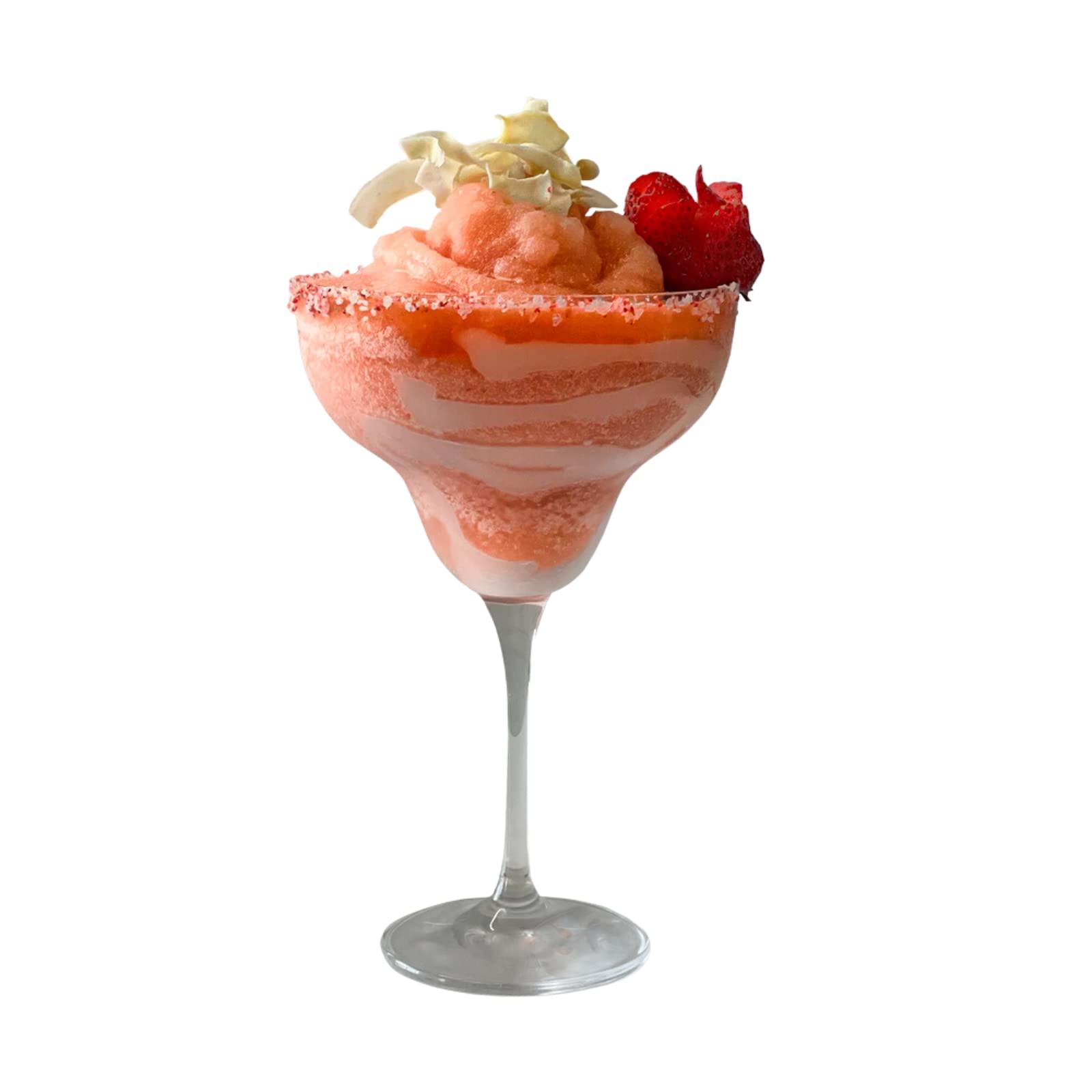 Morris Kitchen Morris Kitchen Stawberry Rose Cocktail Mixer - Flavored Artisanal Syrup Drink Mix, Mocktails Iced Beverages Icee Slushie Shaved Ice Snow Cone Cane Sugar Perfect With Vodka, Rum, Tequila, Seltzer 16 Oz