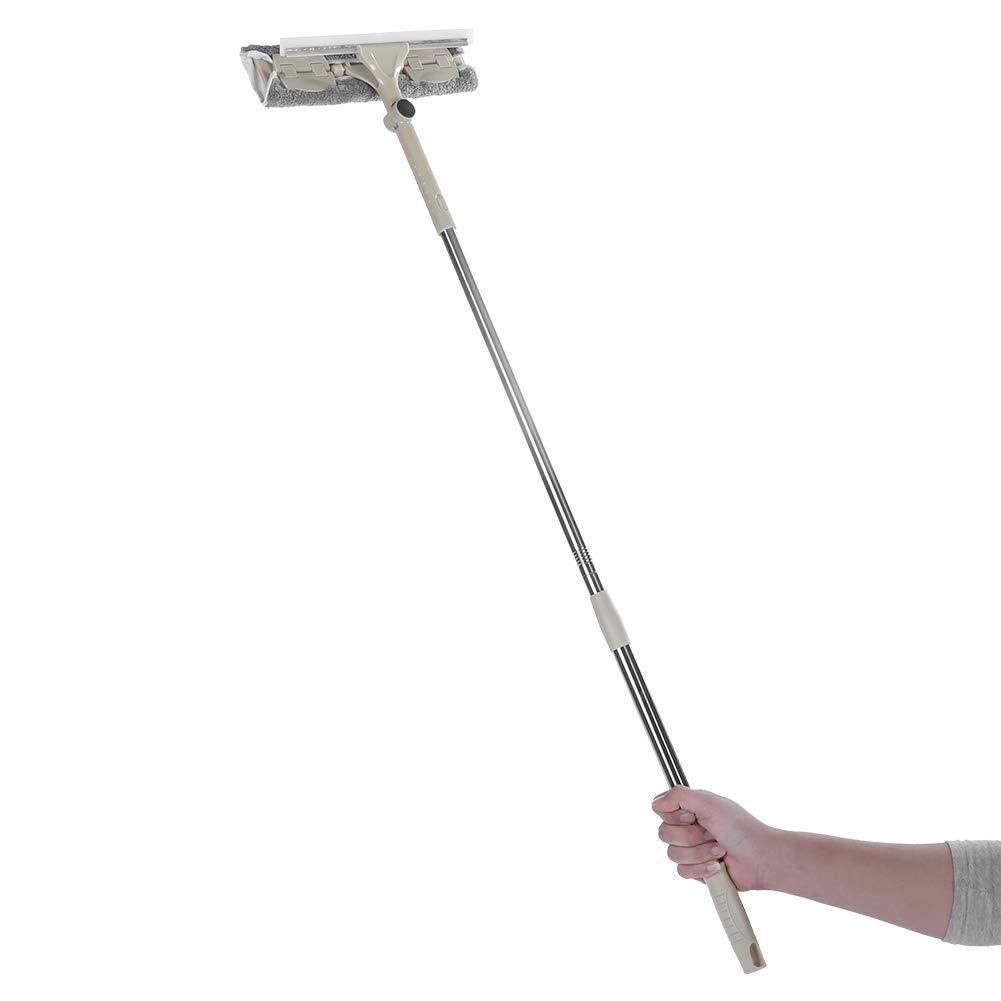 WOHPNLE Squeegee for Window Cleaning, Double Sided Long Handle Window Cleaner Tool Window Cleaner Wiper Window Washing Kit for Window