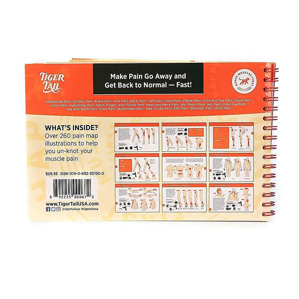 Tiger Tail Tiger Tail Bundle: Curve Ball Stationary Foam Roller + Happy Muscles Book