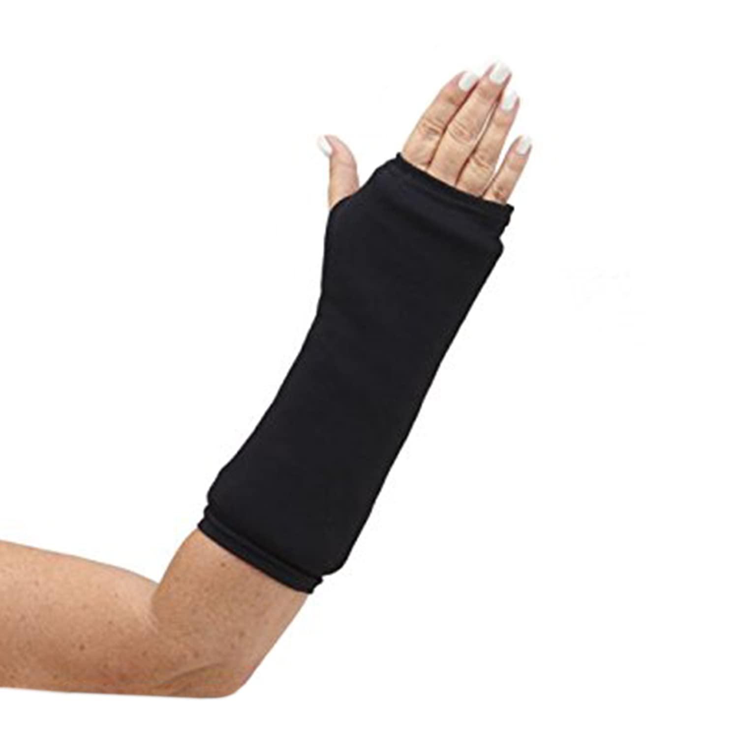CastCoverz! CastCoverz! Designer Arm Cast Cover - Black - Small Short: 7" Length X 7" Circumference - Removable and Washable - Made in USA