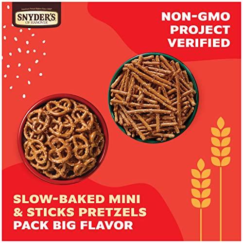 Snyder's of Hanover Snyder's of Hanover Pretzels, Minis and Sticks 100 Calorie Packs, 20 Ct Variety Pack
