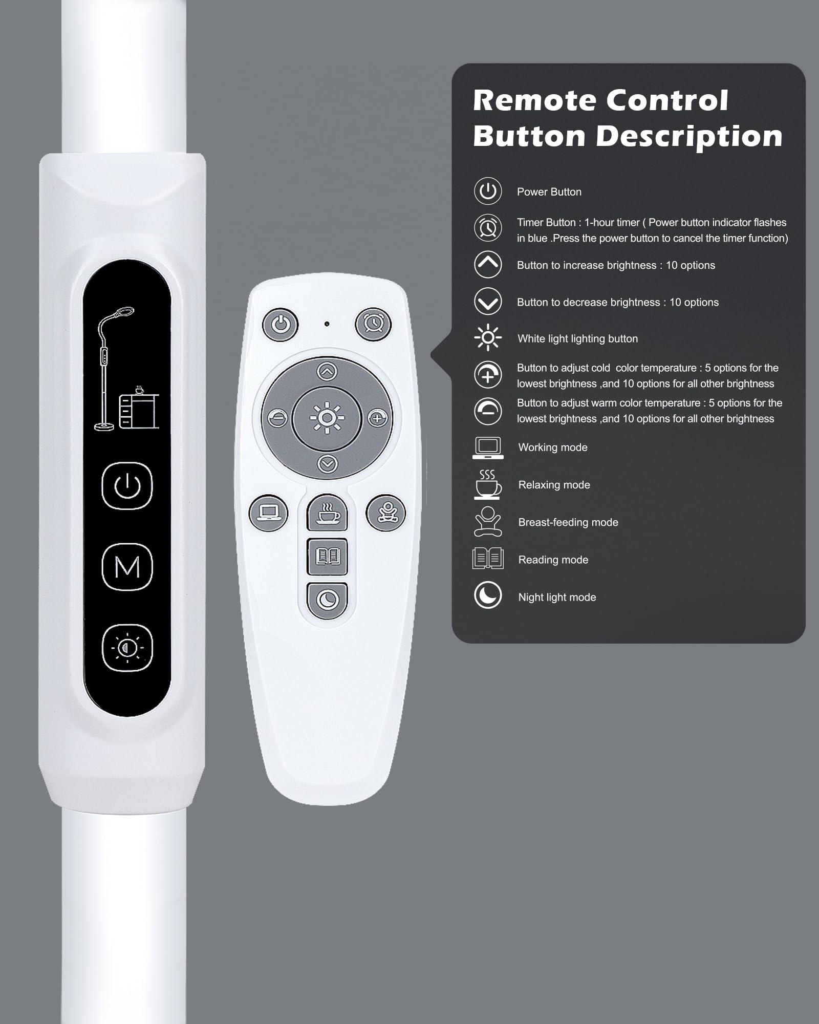 Aoife Aoife Light Therapy Lamp, 11000 Lux Sun Light Therapy Lamp, UV-Free Sunlight Lamp, 10 Brightness Levels, Full Spectrum Happy Therapy Lamp