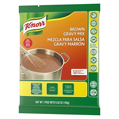 Knorr Knorr Professional Brown Gravy Mix Vegan, Gluten Free, No Artificial Flavors or Preservatives, No added MSG, Dairy Free,Colors from Natural Sources, 6.83 oz, Pack of 6