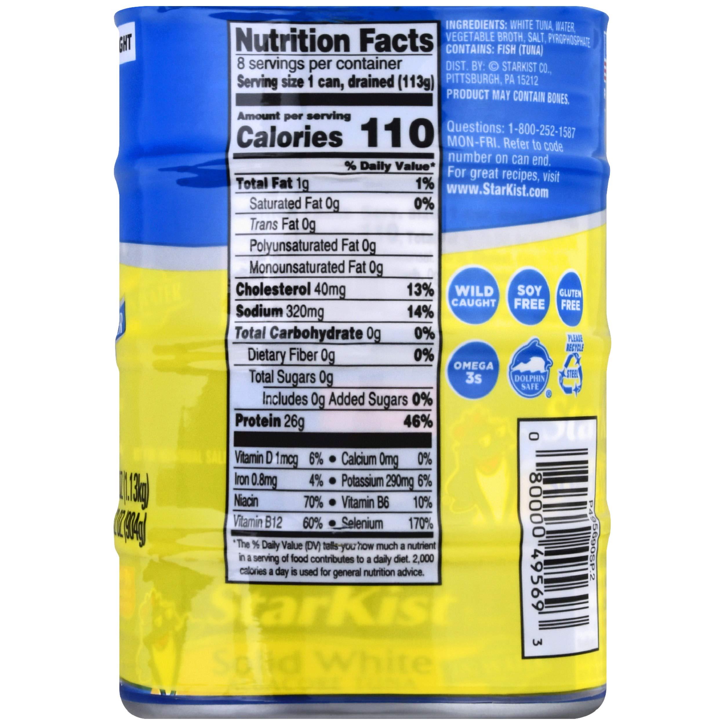 StarKist StarKist Solid White Albacore Tuna in Water, 5 oz. Can, Pack of 8