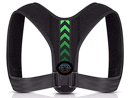 Nebula Voyager Nebula Voyager - Back Posture Corrector for Women & Men - Shoulder Brace Back Posture Corrector - Back Straightener Posture Corrector (Adjustable One Size Fits All)