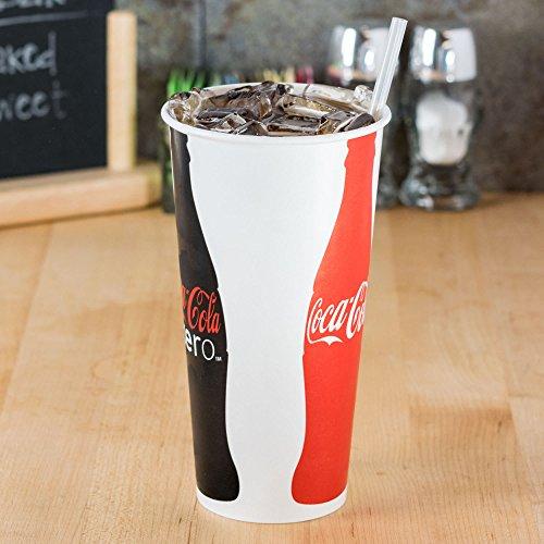 TableTop King RNP21C-44046 Coke 21 oz. Poly Paper Cold Cup - 1000/Case By TableTop King