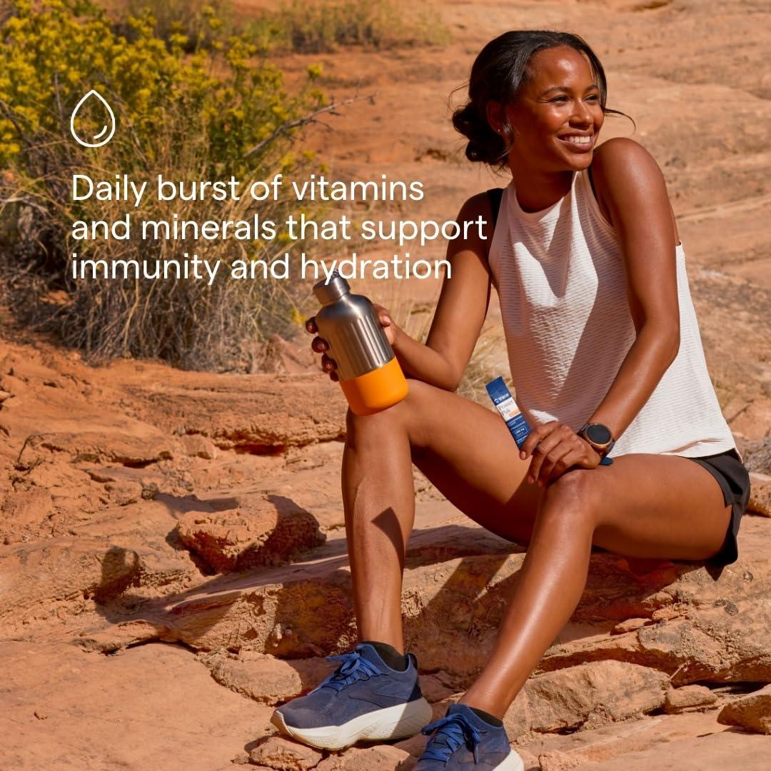 Trace Minerals Research Trace Minerals | Power Pak Electrolyte Powder Packets | 1200 mg Vitamin C, Zinc, Magnesium | Boost Immunity, Hydration and Natural Energy | Cranberry | 30 Packets