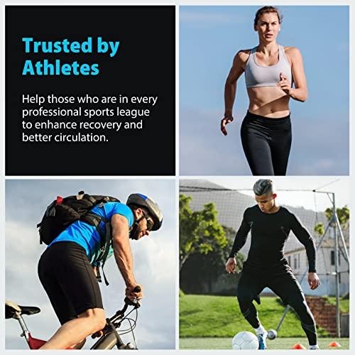 CINCOM CINCOM Leg Massager for Circulation and Pain Relief, Air Compression Boots Helpful for Relaxation, Swelling and Edema Gifts for Mom and Dad Athletes Recovery - FSA HSA Eligible