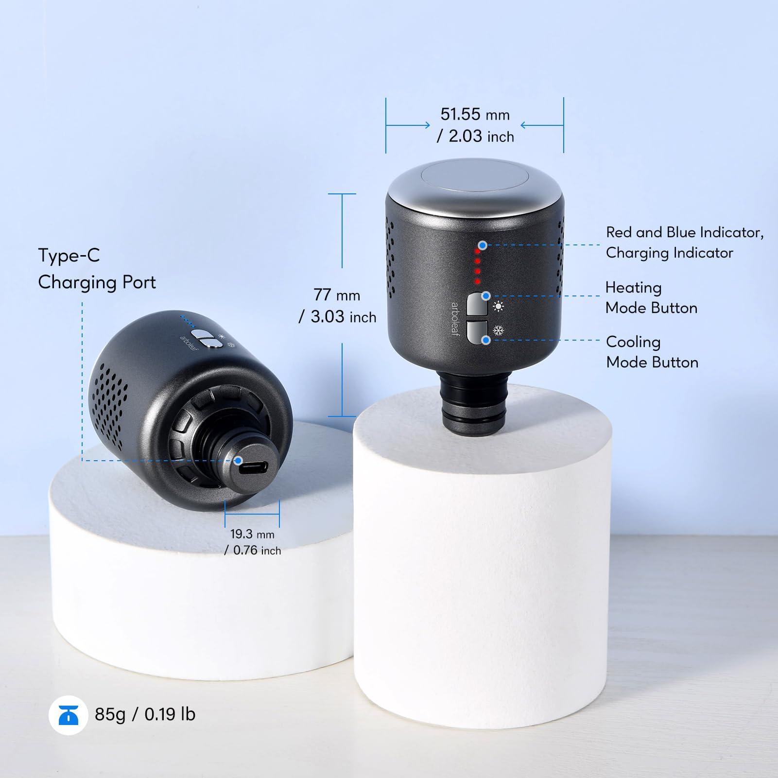 arboleaf arboleaf Mini Massage Gun and Hot & Cold Massage Gun Head Bundle