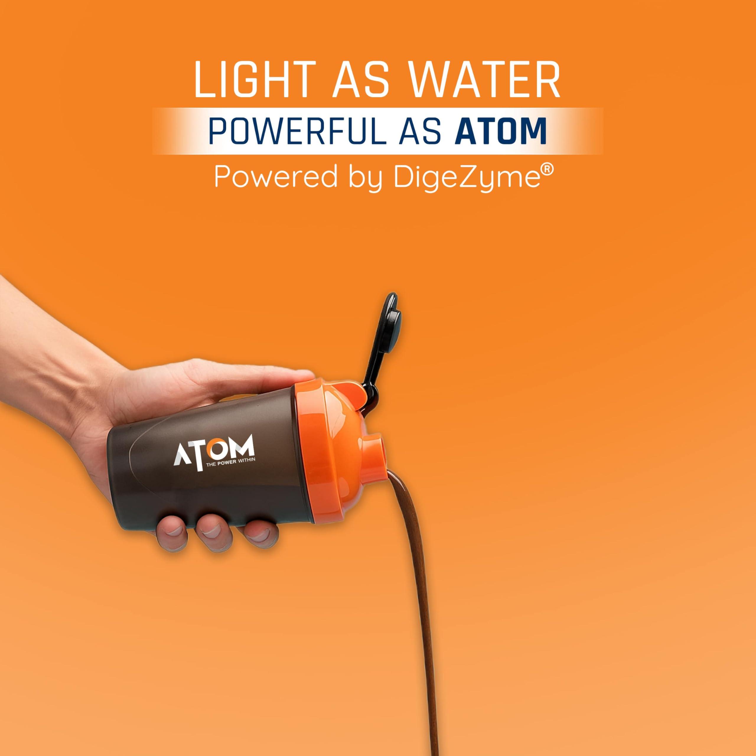 Asitis Nutrition Asitis Nutrition AS-IT-is Atom Whey Protein 2kg/70.5 Oz with Digestive Enzymes | USA Labdoor Certified for Accuracy & Purity | Double Rich Chocolate Flavor | 27g Protein | 5.7g Bcaa