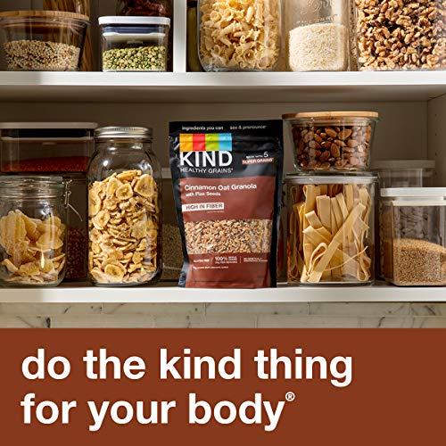 KIND KIND Healthy Grains Clusters, Cinnamon Oat Granola With Flax Seeds, Healthy Snacks, Gluten Free, 1 Count