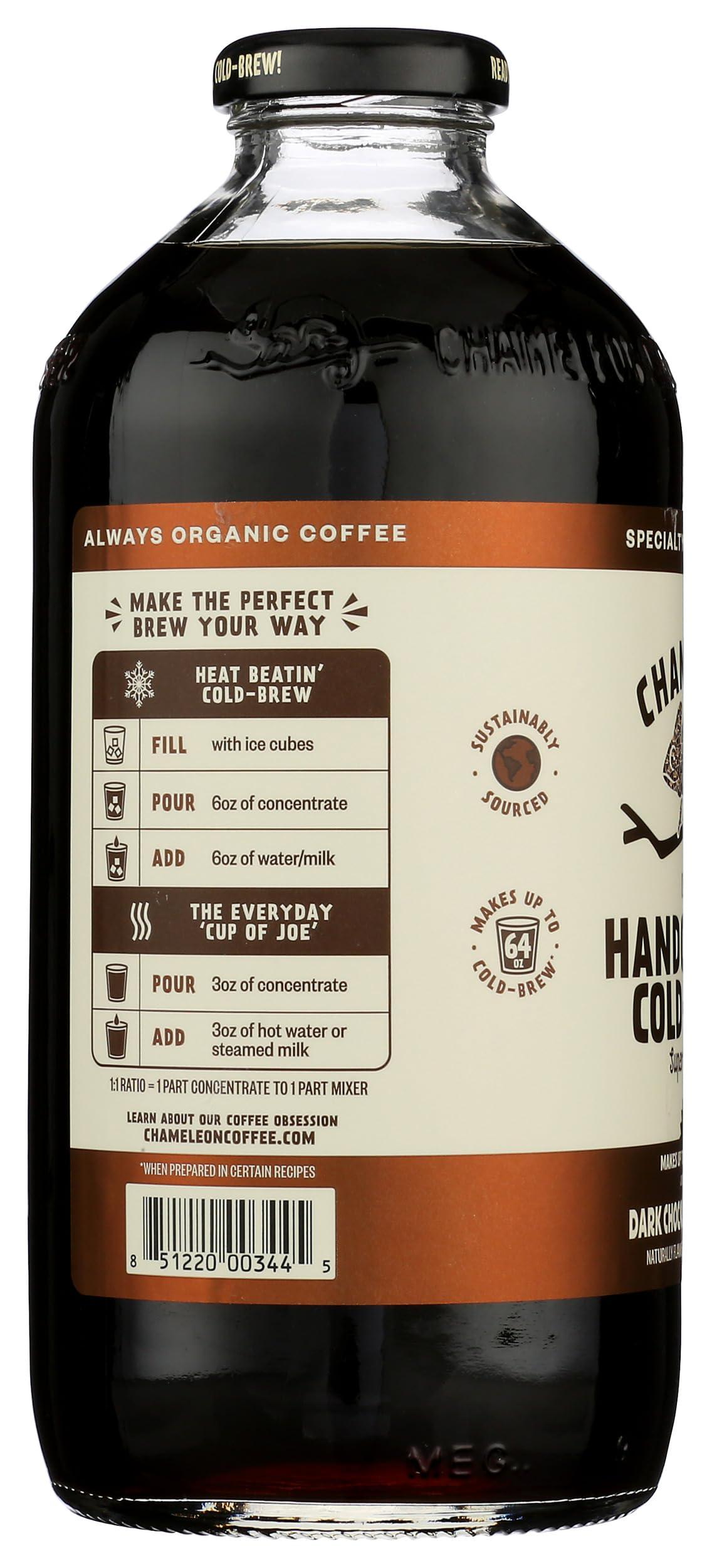 Chameleon Cold Brew Chameleon Cold-Brew Organic Coffee Concentrate, Mocha, 32 oz