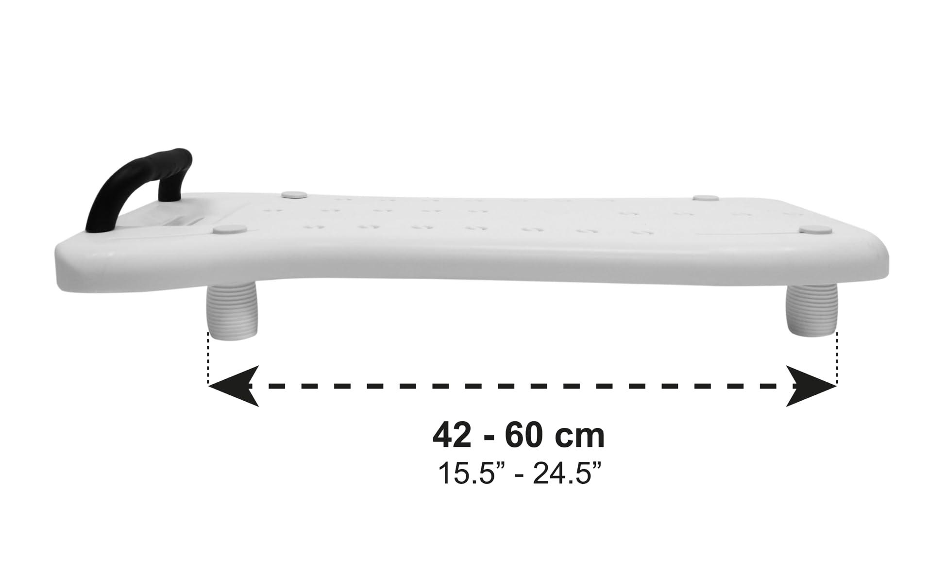 PEPE Mobility Pepe - Bathtub Bench with Handle, Transfer Bench, Bath Board for Adults