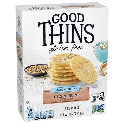 Good Thins Good Thins Mixed Seed Rice Snacks Gluten Free Crackers, 3.5 oz