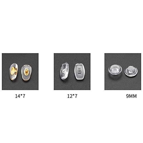 Milisten Milisten 1 Set Eyeglass Repair kit Nose Pads for Glasses Sunglasses Nose Pads Sunglass Repair kit Silicone Nose Pads Glasses Nose Grips Glasses Accessories Glasses Repair Tool Multifunction