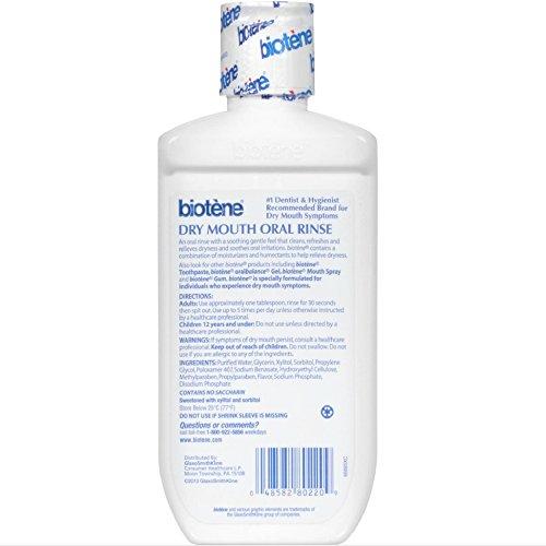 biotène Biotene Dry Mouth Oral Rinse, Fresh Mint 8 oz (Pack of 7)